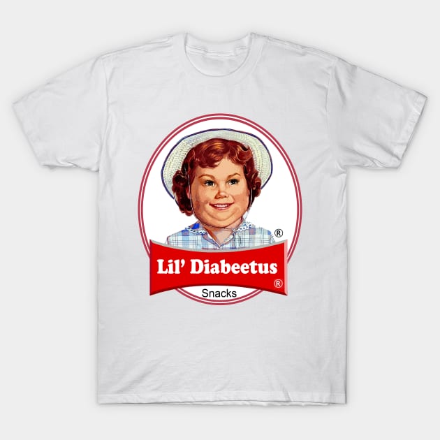 Lil Diabeetus (Parody) T-Shirt by Defunct Logo Series
